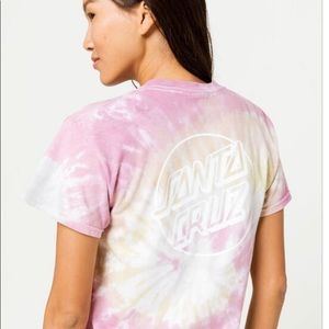 SANTA CRUZ Tie Dye Womens Tee
